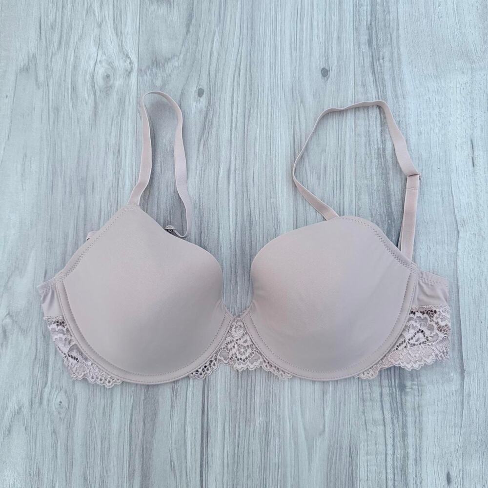 Skarlett Blue Nude Lace T-Shirt Bra 30DD